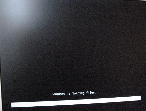 Vista Loading Files for Installation