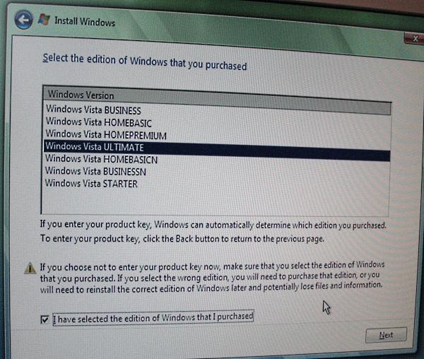 Selected Ultimate and Confirmed
